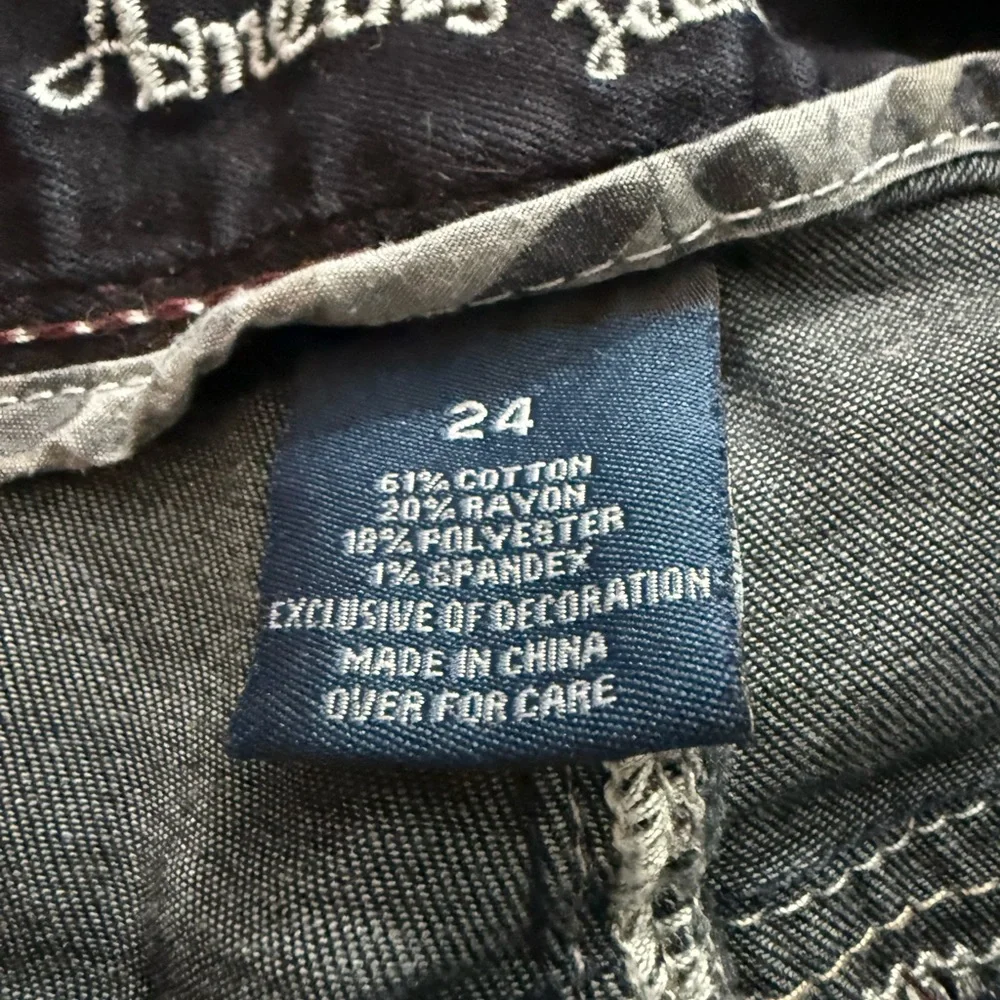 Amethyst Jeans Dark Blue boyfriend cut - Picture 3 of 5